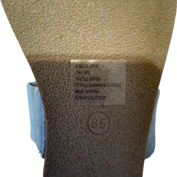 NEW LIZ CLAIBORNE Calayan Dusty Blue Sandals - Picture 7 of 7